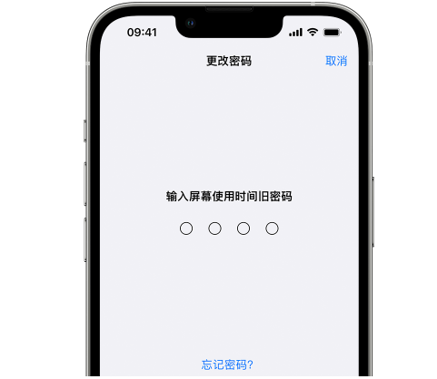 隆安iPhone屏幕维修分享iPhone屏幕使用时间密码忘记了怎么办 