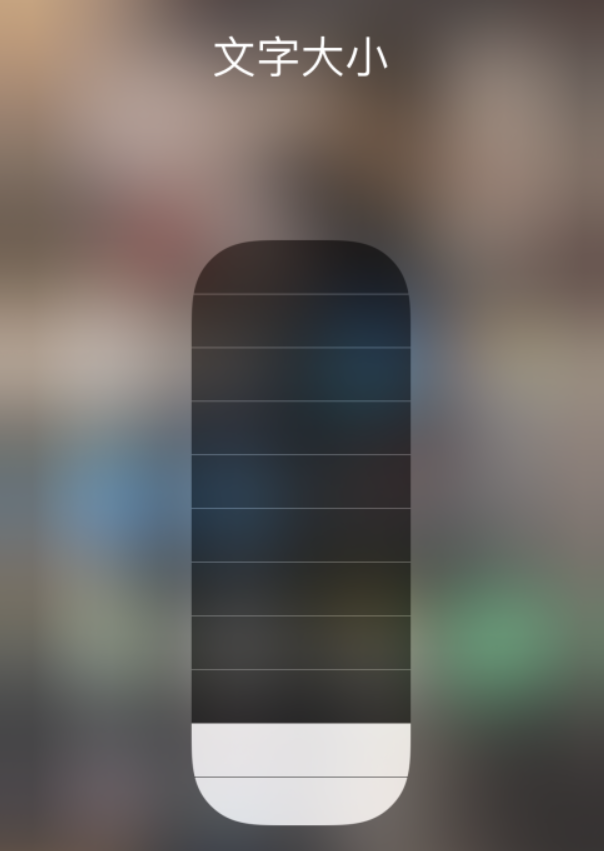 隆安苹果手机维修分享小技巧：在 iPhone 控制中心快速调节字体大小 